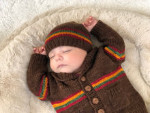 Load image into Gallery viewer, Striped Papa Sweater and Hat Set