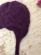 Load image into Gallery viewer, Lace Earflap Hat with Ties