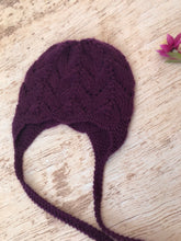 Load image into Gallery viewer, Lace Earflap Hat with Ties